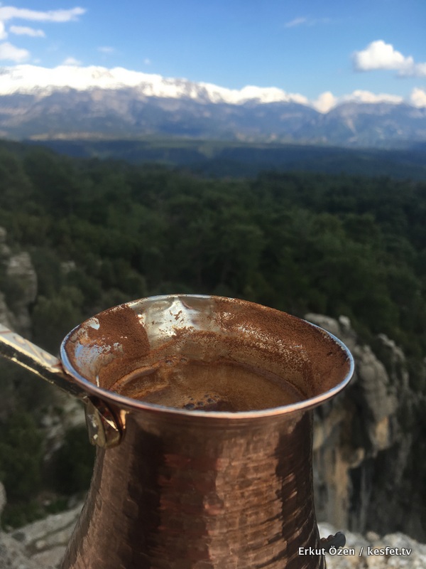 Tazı Kanyonu kahve keyfi