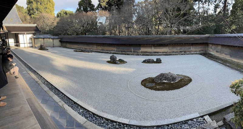 Ryoan-ji Tapınağı Zen bahçesi Kyoto